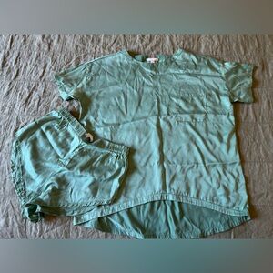 Limited Edition Lunya Silk Tee Short Set